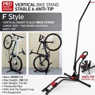 Vertical Bike Stand F Style Anti-Tip Heavy Duty Bicycle Display L Shape Stand 2 in 1 / Service Stand