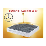 Mercedes Benz - C-CLASS W205 S205 GLC X253 Aircond Filter Cabin Air Filter A205-835-01-47