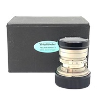 Voigtlander HELIAR 50mm f2 10th limited