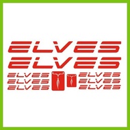 ✲ ┓ ✩ elves mountainbike frame design set stickers