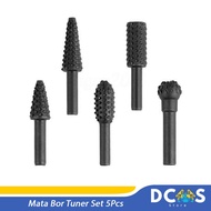 MATA Tuner Drill Bit Set 5Pcs Grinder File Carving Wood Rasp Tuner Die Grinder