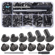 Chicago Screw Leather Rivets Assorted Screw Rivets M5 Chicago Binding Screws for Decorating PU Craft
