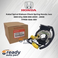 Spiral Horn Cable Clock Spring Honda Jazz GD3 City GD8 IDSI 2003 - 2008 77900-SAA-G51