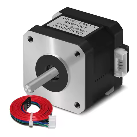 Usongshine Nema17 Stepper Motor 17HS4401 1.8 ° Motor 1.5A 42N.cm 42BYGH 4-lead For CNC Roter Laser E