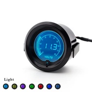 Brand New 2"(52mm) Digital Voltmeter 7 Colors Voltage Gauge EVO 52MM  Car Meter Racing Gauge TT10011
