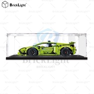 BrickLight™for  ️Transparent Model Box LEGO Brick Figurine Display Case 42161 Lamborghini HuracánTec