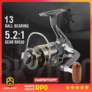 TaffSPORT GHOTDA Spinning Fishing Reel 5.2:1 BB 13 - BK2000 Original 99 Square