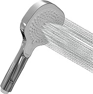 High Pressure Handheld Showerhead Chrome Face, Handheld Shower Head For RV Home Camper with 3 Spray Modes and On Off Switch, Water Saving Shower Head Replacement, Tool-free Installation