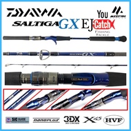 YOUCATCH 23 DAIWA fishing rod SALTIGA GX EJ 63B-4G 63B-3G LJ36MS-2 JIGGING EJ With 1 Year Local Warranty Pack with PVC