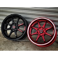 New Car Sport Rim COPY AOW RAYS CE28 Wheels 15x6.5J 8x100/114.3 ET40 CANDY RED / GLOSS BLACK - READY