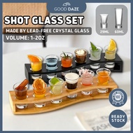 GOOD DAZE Tequila Shot Glass Thick Base set liquor shot glass bar glass whiskey shot glass 酒杯色酒杯酒吧杯