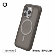 【RHINOSHIELD 犀牛盾】iPhone 系列 AirX 極致氣墊緩衝磁吸手機殼(MagSafe兼容)/ 15 Pro Max (6.7吋)/ 本質黑