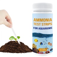Aquarium Ammonia Test Strips Water Testing Ammonia Test Strips Ammonia Tester Safe Water Test Kit qi
