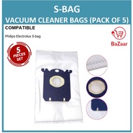 [Compatible] Philips S-Bag Electrolux Vacuum Cleaner Storage Dust Bags Disposable Non-woven S Bag