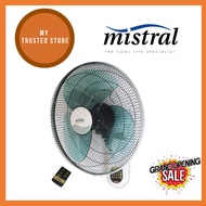 Mistral (MWF1608R) 16" Remote Wall Fan