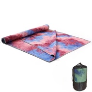 yoga block yoga map yoga mat Hair Tie-Dye Printed Towel Yoga Blanket Padded Widened Towel Yoga Towel