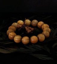 入門級綠檀香木珠 15mm 手鍊