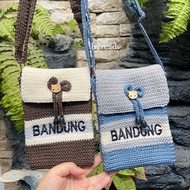 HP Mini Knitted Bag Bandung | Bags hps & Wallets | Bag sling bag | Small Knitted Bag | Bandung SOUVE