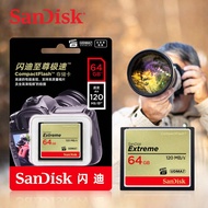 SanDisk CF Card Extreme CompactFlash UDMA-7 800X VPG-20 High Speed Memory Card 32GB 64GB 128GB Readi