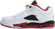 Air Jordan 5 Retro Low LTD Basketball Shoes Sneaker White/Black/red, Color:White, EU Shoe Size:EUR 3