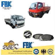 FBK Disc Brake Pad Front FD6071S - Mitsubishi Canter F308 FB511