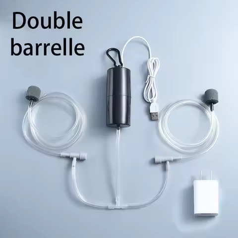 Aquarium Oxygen Air Pump USB Small Oxygenator for Fish Tank 5v 1W Silent Air Compressor Mini Aerator