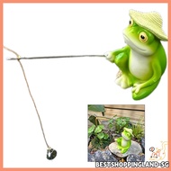 【Bestseller】Frog Figure Outdoor Decoration for Garden Balcony Patio Garden Pond Decoration