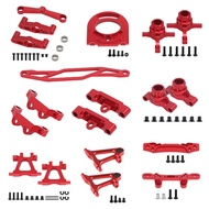 RC Car Upgrade Aluminum Alloy Swing the Arm Towards the Cup Motor Seat All Kit for TT02 for 1 1/10 A
