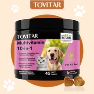 Tovitar Multivitamin supplement 10 in 1 vitality supports cats and dogs