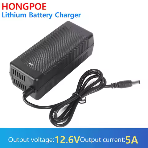 4.2V 8.4V 12.6V 13.8V 16.8V 3A 5A 10A Lithium Battery Charger for 18650 26500 33.6V2A Power Adapter 