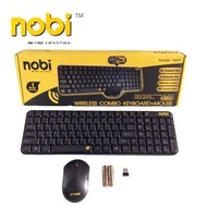 Nobi Keyboard &amp; Mouse Wireless Combo รุ่น NK05 (คีย์บอร์ด และเมาส์ไร้สาย)