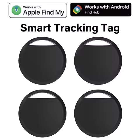 1-4pcs Mini Gps Smart Tracking Tag For Apple Android System Bluetooth Waterproof Tracker/key Finder/