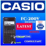 Casio fc 200v-2 new model 2nd edition financial consultant calculator