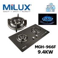 MILUX BUILT-IN HOB GAS STOVE 9.4KW CUT-PIECE FLAME MGH-966F
