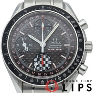 歐米茄超霸賽車系列邁克爾舒馬克限量版，全球限量5555枚，型號3529.50，不鏽鋼男士腕錶，黑色，成色極佳 [二手]