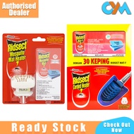 Ridsect Ubat Nyamuk Eektrik Mosquito Mat Heater Corded Heater Selama 10Jam Refill 90pc Free 30pc Flo