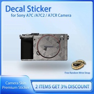 Alpha 7C II A7CR Protective Film Decal Skin For Sony ILCE-7CM2 A7C Camera Sticker Wrap A7CM2 Protect