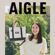 < Crazy Japanese Magazine > MOOK Appendix AIGLE French Outdoor Brand 2WAY Tote Bag Overseas Shoulder