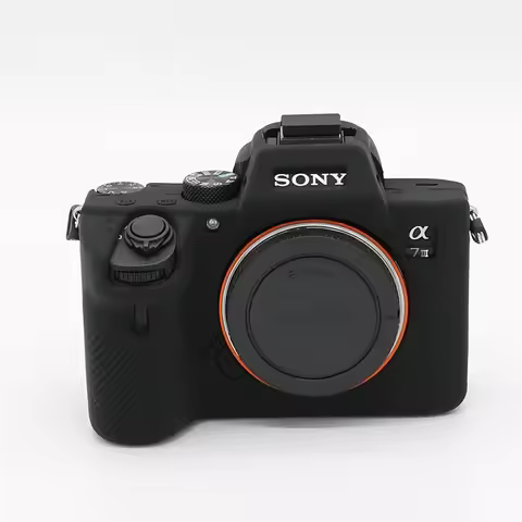 Silicone Camera Bag Suitable for Sony A73 A7RIII A7III A7M3 A7R3 A9 Protective Case Soft Shell Shock