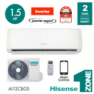 Hisense 1.0HP - 2.0HP AirCond R32 Inverter Expert Air Conditioner - Model: AI09CBGS  AI12CBGS  AI19C