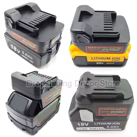 Battery Adapter Converter For Makita/Dewalt/Milwaukee to for Hitachi/Hikoki, For Hitachi/Hikoki to f