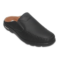 KITAS-089-A19 - Giày Sục Nam - Da Bò Thật - Đế Cao Su - May Đế - Màu Đen/Nâu/Bò/Rêu - Size 37/38/39/