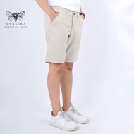 Anasera - Men's Distro Shorts Above the Knee 'Cream'