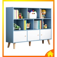 [OneHome] Shelf Cabinet Rack Cupboard Book Children Student Wood Door Rak Kabinet Almari Kayu Buku Mainan Bilik Anak