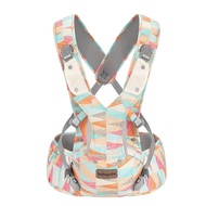 Baby Carrier, 6 in 1, Ergonomics, Suitable for Newborns to Weight 7-45 Pounds Toddlers, Can Be Back 