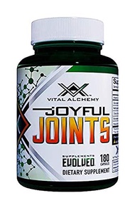 Joyful Joints by Vital Alchemy |Highest Grade Glucosamine, Turmeric, MSM, Bromelain, Hyaluronic Acid