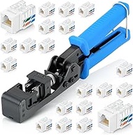 Everest Media Solutions easyJACK - 90° Angled Speed Termination Tool - with 20-Pack of 90° Angled CA