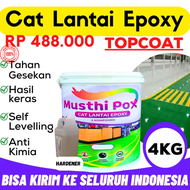 Cat Lantai Epoxy Topcoat 4 Kg 20 Kg Utk Semen Keramik Plesteran Mengkilap Seperti Granit