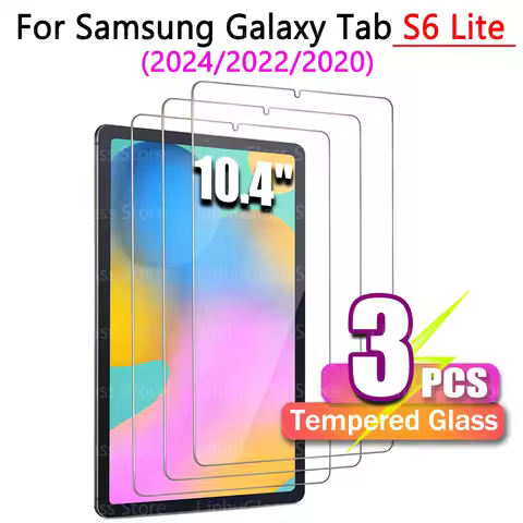 Tempered Glass Film For Samsung Galaxy Tab S6 Lite 2024/2022/2020 (10.4") Screen Protector SM-P620/P