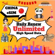 【中国 China eSIM】【Auto VPN】【🔥5G Data】【Unlimited】Travel eSIM for China 中国上网卡 中国旅游卡 eSim Data untuk Chin